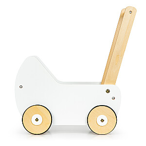 Деревянная кукольная коляска-ходунки ECOTOYS