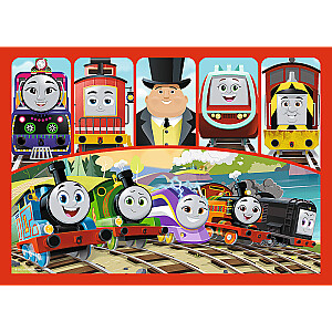 TREFL THOMAS & FRIENDS Pužļu komplekts 4 in 1 Tomass