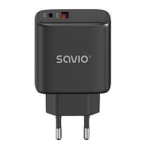 SAVIO LA-06/B USB Quick Charge Power Delivery 3.0 30 Вт Внутреннее зарядное устройство