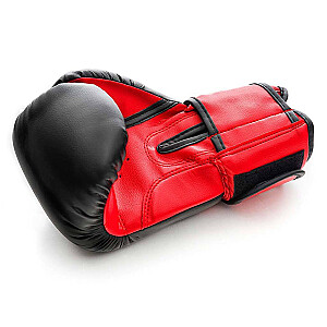 Боксерские перчатки Ring Fire (RR-15) 12 oz, черные/красные