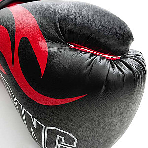 Боксерские перчатки Ring Fire (RR-15) 12 oz, черные/красные
