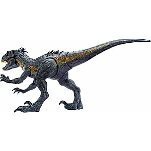 Mattel Jurassic World Colossal Indoraptor asa sižeta figūra (garums 90 cm) rijošas minifigūras (HKY14)