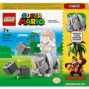 Дополнительный набор LEGO Super Mario Rhino Rambi (71420)