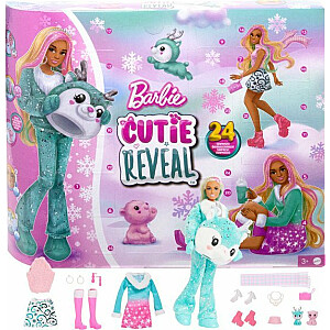 Barbie Doll Mattel Cutie Reveal Adventes kalendārs (HJX76)