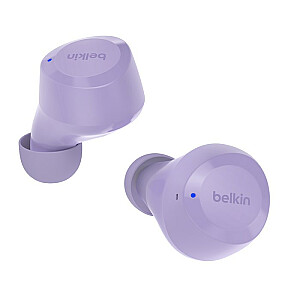 Беспроводная гарнитура Belkin SoundForm Bolt для звонков в уши/музыки/спорта/повседневного использования Bluetooth лавандового цвета