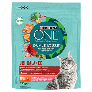 PURINA Dual Nature Uri-Balance Sterilized - сухой корм для кошек - 750 г