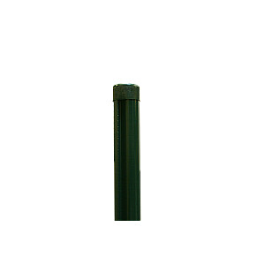 Столб для забора с пазом, 48мм x 1,2м x 2м зеленый