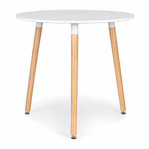 Современный деревянный стол для гостиной кухни 80см