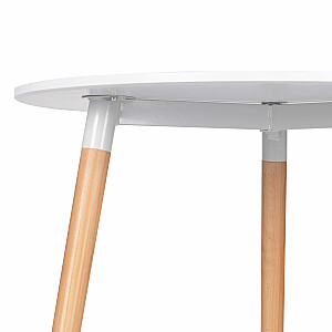 Современный деревянный стол для гостиной кухни 80см
