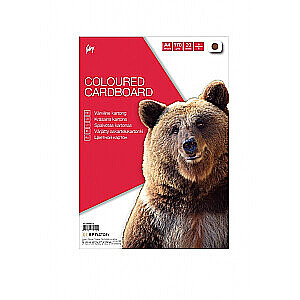 Картон College A4/20 листов, коричневый, 160 г/м2