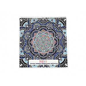 Krāsojama grāmata Mandala ar spirāli 210x220, 32 lapas