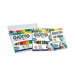 Flomasteri Giotto Turbo Maxi, 6krāsas