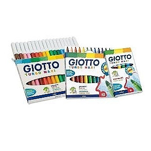 Flomasteri Giotto Turbo Maxi 24 krāsas