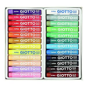 *Vaska krītiņi Giotto Maxi 12 krāsas