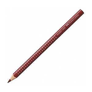 Trīsstūrveida krāsains zīmulis Faber-Castell Jumbo Grip, sarkanbrūns