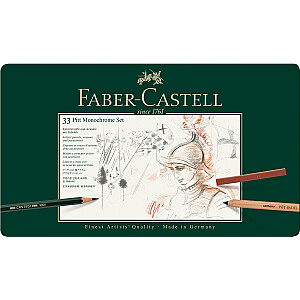 Ogļu komplekts Faber-Castell Pitt Charcoal, 24 priekšmeti