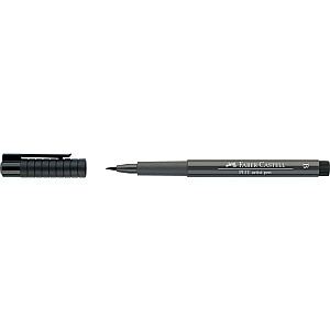 Flomasters ar otas uzgali Faber Castell Pitt Artist Pen 274, silti pelēks V