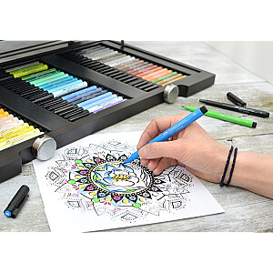 Flomasters ar otas uzgali Faber Castell Pitt Artist Pen 274, silti pelēks V