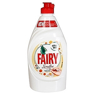 Trauku mazgāšanas līdzeklis Fairy Sensitive Chamomile & Vitamine E 450ml