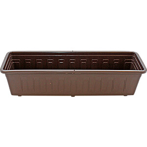 Ящик балконный 60см Popular коричневый