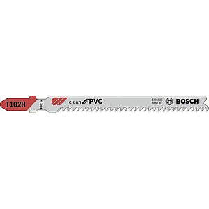 Zāģa asmens Bosch T 102H 3PC PVC Clean (2608667445)