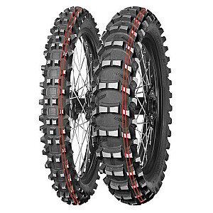 Moto riepas 90/100-16 Mitas TERRA FORCE-MX SAND 51M TT CROSS SOFT Rear SAND 2 red NHS Mitas