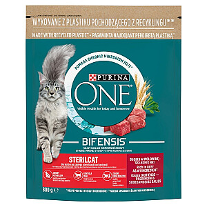 PURINA ONE Sterilcat Rich in Beef and Wheat 800г