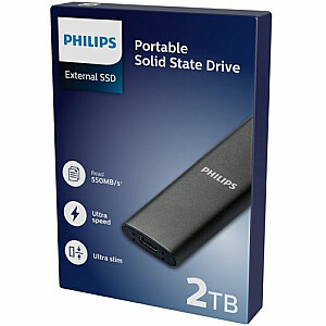 Philips External SSD 2TB Ultra speed Space grey
