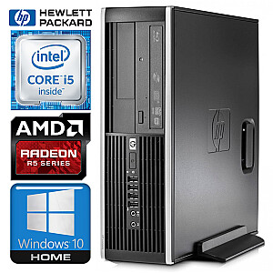 Personālais dators HP 8100 Elite SFF i5-650 4GB 480SSD R5-340 2GB DVD WIN10