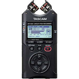 Tascam DR-40X - портативный цифровой рекордер с интерфейсом USB, 2 стереозаписи