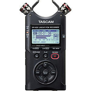 Tascam DR-40X - portatīvais digitālais ierakstītājs ar USB interfeisu, 2 stereo ieraksti