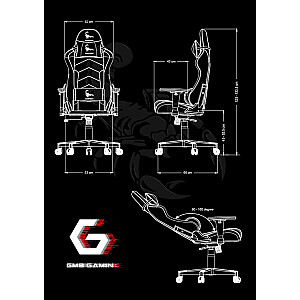 GEMBIRD Gaming chair black/red
