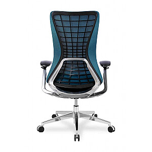 Кресло офисное 386, темно-синий