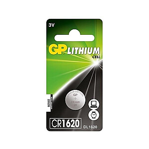 Батарея Lithium Cell GP CR1620-C1, DL1620, 3 В, 1 ГБ/и.п.