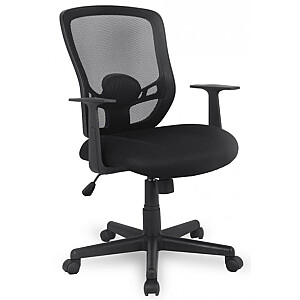 Офисный стул с подлокотниками 180, черный