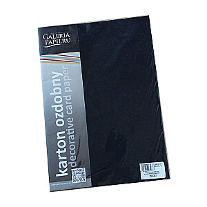 Бумага декоративная Флорида А4, 250г/м², 20 стр./упак., черная