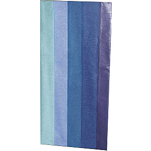 *Dekoratīvs papīrs 50x70cm, 5 loksnes, zilie toņi