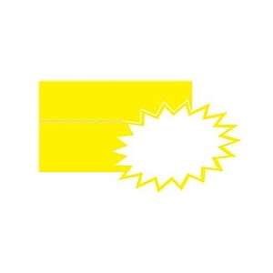 Прайс-лист со звездой Centa, 20шт/уп, желтый