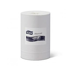 Бумажное полотенце Tork 100130 Wiper Mini Centerfeed Advanced M1, 1 слой, белое, 120 м, 1 рулон