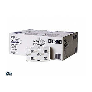 Бумажные салфетки Tork 100297 Multifold Premium Extra Soft H2, 2 слоя, белые, 100 салфеток, 21 упаковка