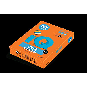Krāsains papīrs IQ, A4, 80g/m², 500lpp/iep, OR43 oranžs