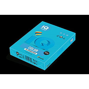 Цветная бумага IQ А4 80г, 500 листов, AB48 Aqua Blue