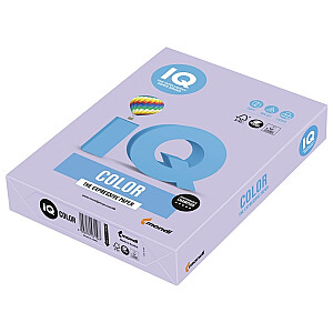 Цветная бумага IQ, А4, 160г/м², 250 стр./упак., LA12, Лаванда