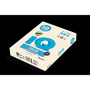 Krāsains papīrs IQ, A4, 80g/m², 500lpp/iep, EB26 Ivory