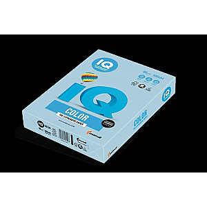 Цветная бумага IQ, А4, 80г/м², 500 стр./упак., OBL70 Iceblue
