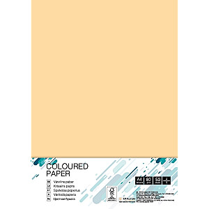 Цветная бумага College А4, 80г/м², 50 листов, Замша CH32