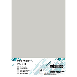 Цветная бумага College А4, 80г/м², 50 листов, Oyster Grey OG52