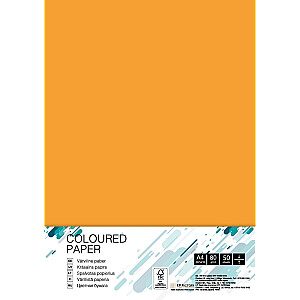 *Цветная бумага College А4, 80г/м², 50 листов, Old Gold AG10