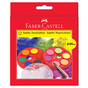 *Акварели Jumbo Faber-Castell 12 цветов
