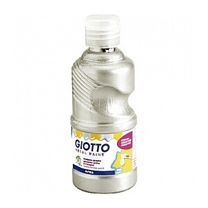 Tempera krāsa GIOTTO, 250ml, sudraba (P)